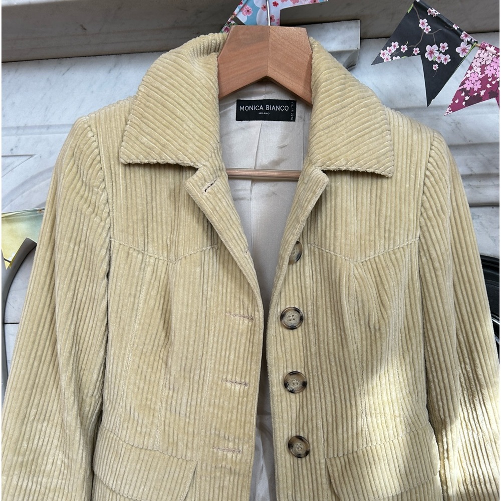 2000s Wide whale Corduroy Western by Italian Designer Monica Bianco